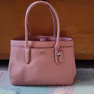 Baby Pink Coach Cary-all